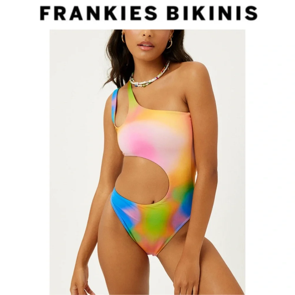 Frankie's Bikinis Makie Cheeky One Piece